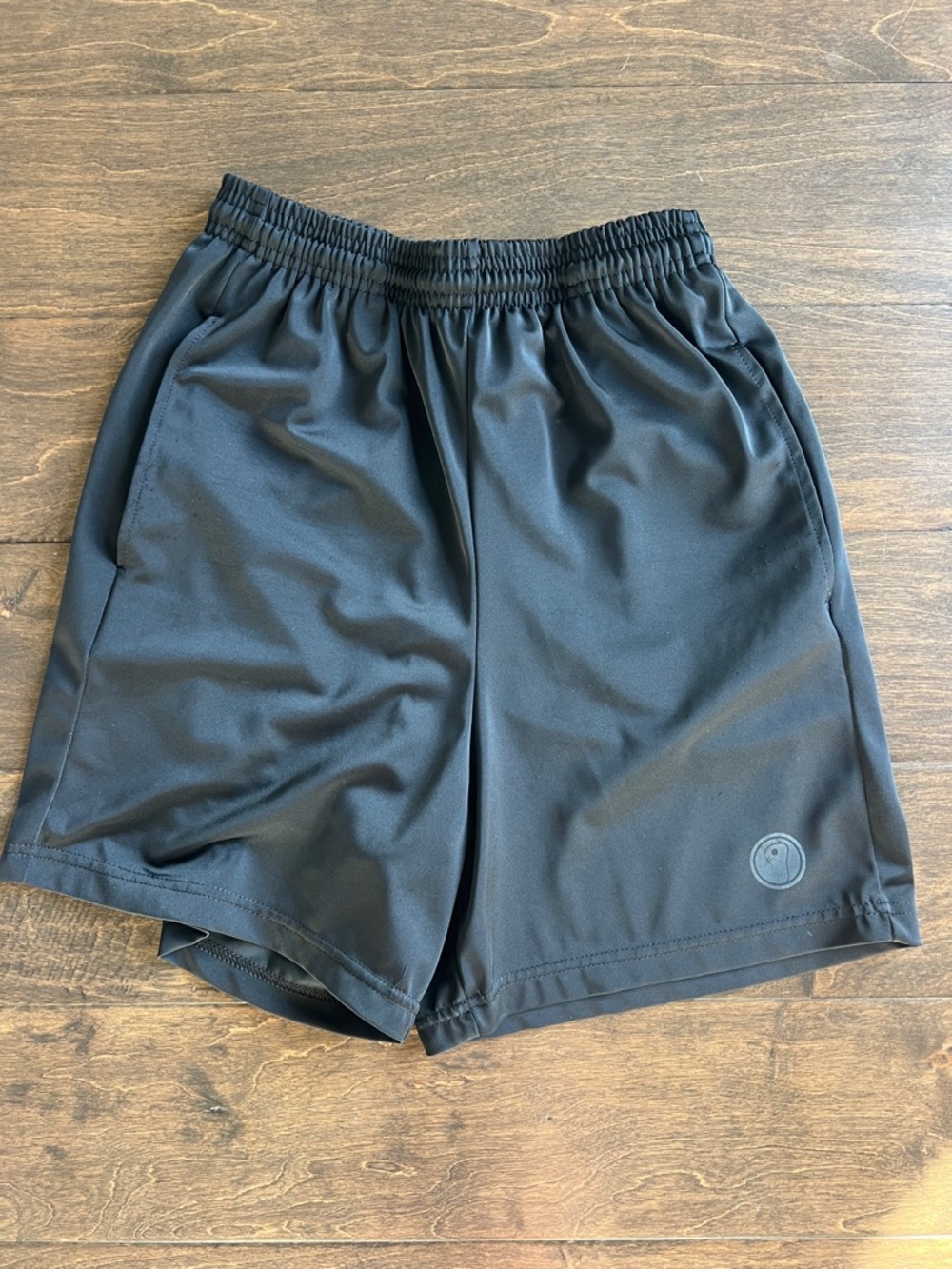 Lax So Hard Men’s Black Athletic Shorts with Elastic Waistband